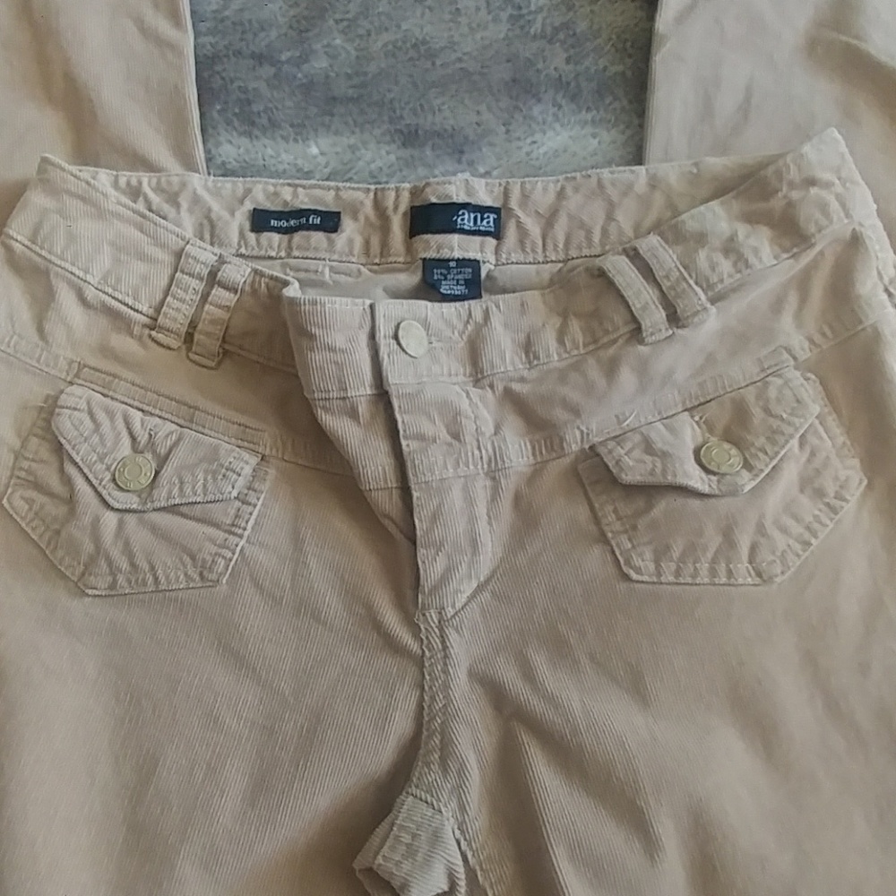 A.N.A khaki flare cords